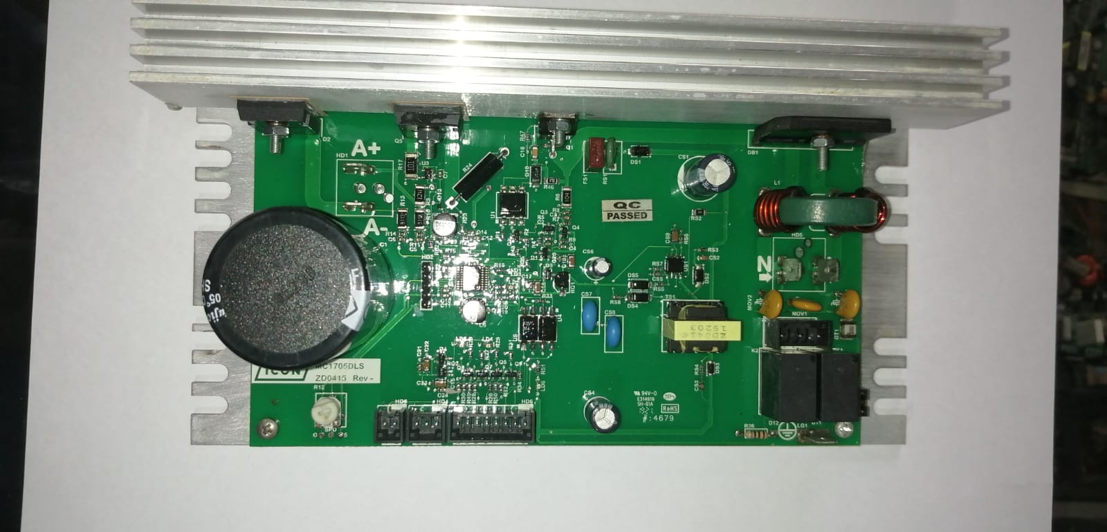 Tarjeta electrónica ICON MC1705DLS reparada para caminadora